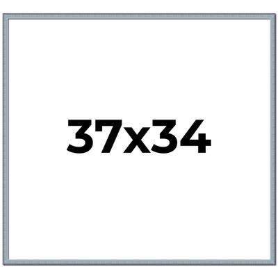 37x34 Frame Rustic Sky Blue Solid Wood Picture Frame | 0.75 Inch