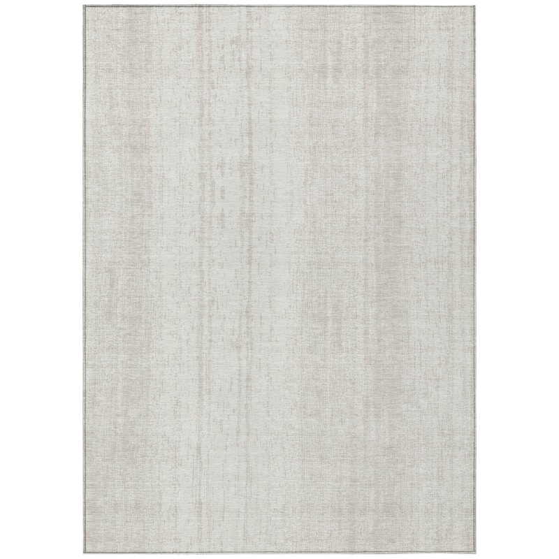 HomeRoots Striped Transitional Rectangle Outdoor Rug