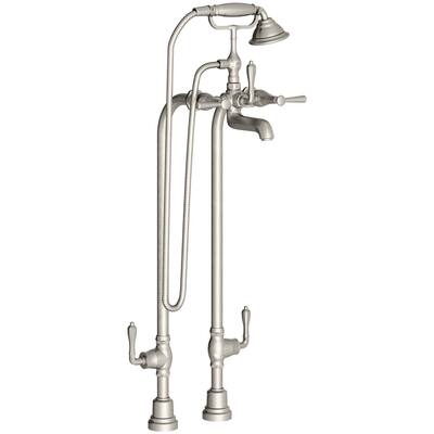 DXV Fitzgerald Floor Mounted Clawfoot Tub Filler with Built-In