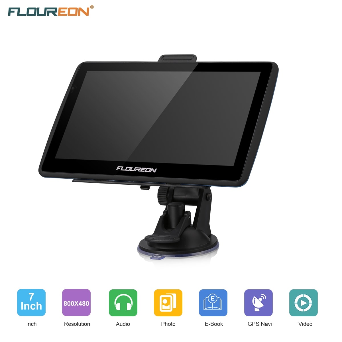 【USA Seller】7/" HD Touch Screen CAR TRUCK 8GB GPS Navigation Navigator SAT NAV