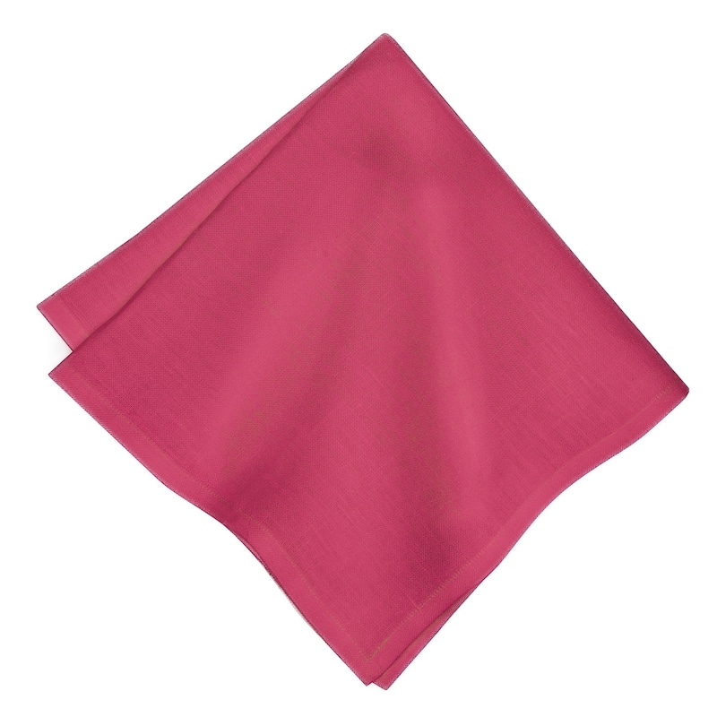 Caravan Palma Handwoven Napkins - Set of 4 - Fuchsia