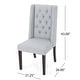 preview thumbnail 19 of 76, Blythe Tufted Dining Chair (Set of 2) by Christopher Knight Home