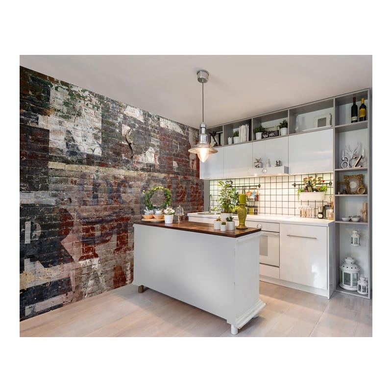 Warehouse Brick Wall Mural