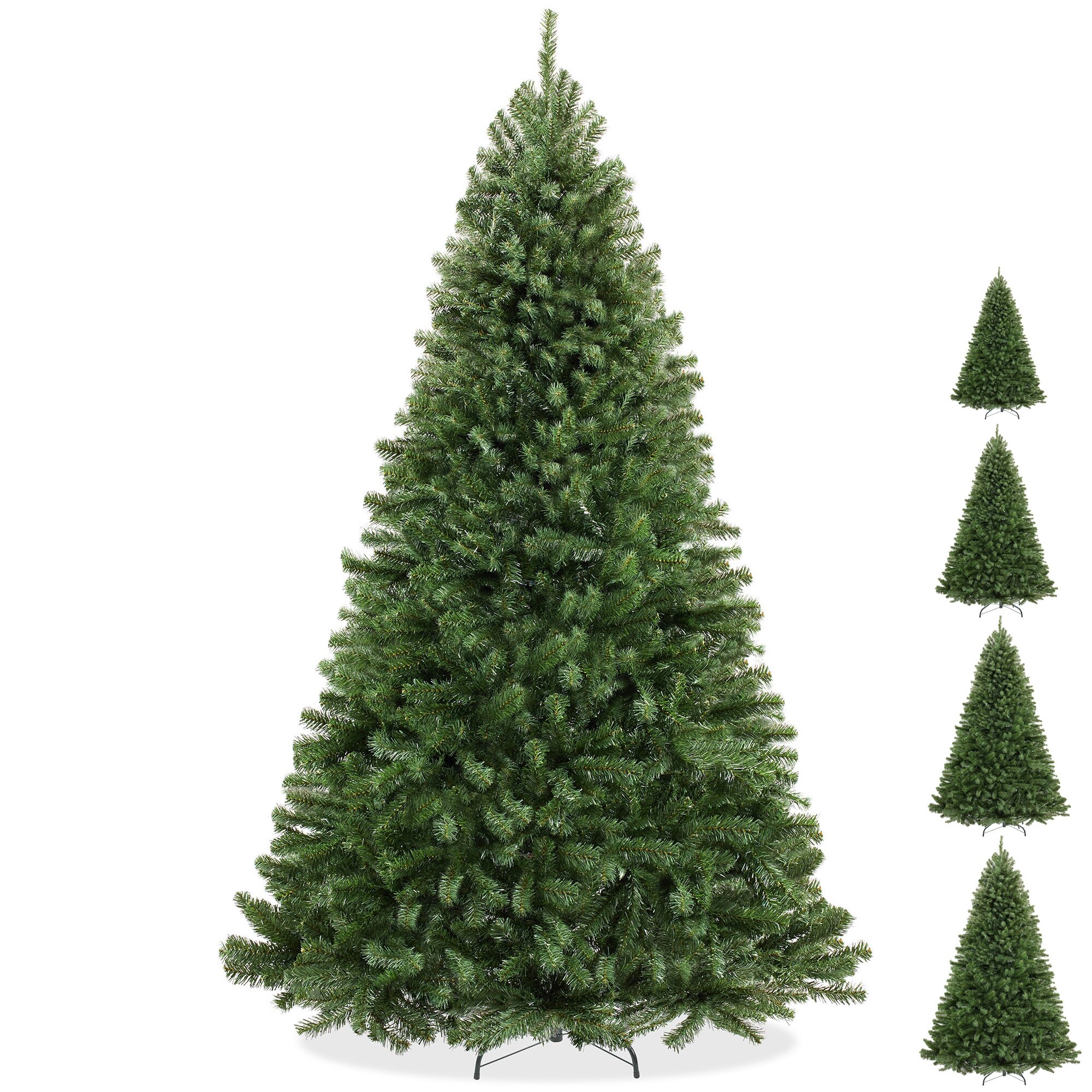 HOMCOM 6 ft. Flocked Christmas Tree with Pine Cones, Pre-Decorated Christmas Tree with Stand, Fir Christmas Tree