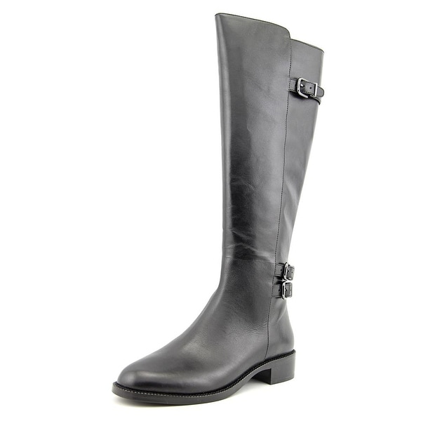 Via Spiga Beba Round Toe Leather Knee High Boot