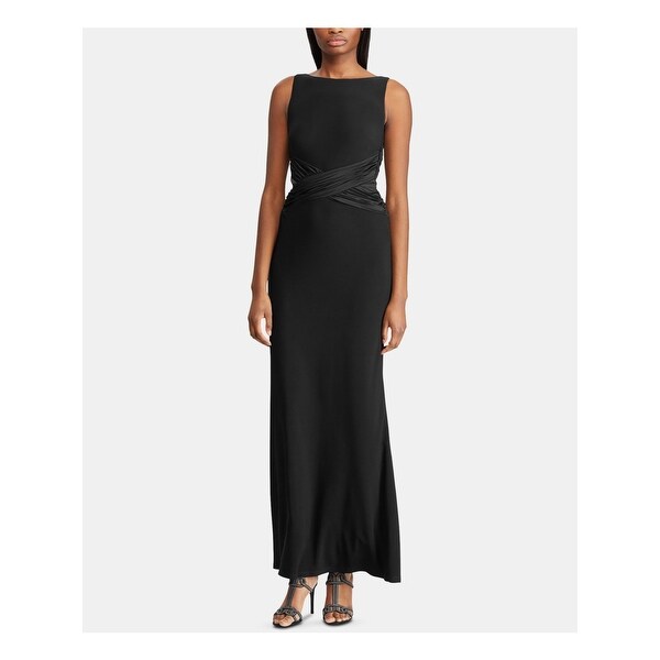 ralph lauren black maxi dress