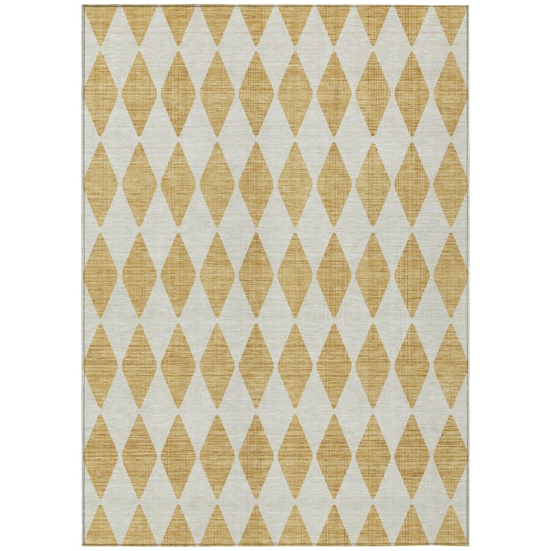 HomeRoots Geometric Transitional Rectangle Outdoor Rug