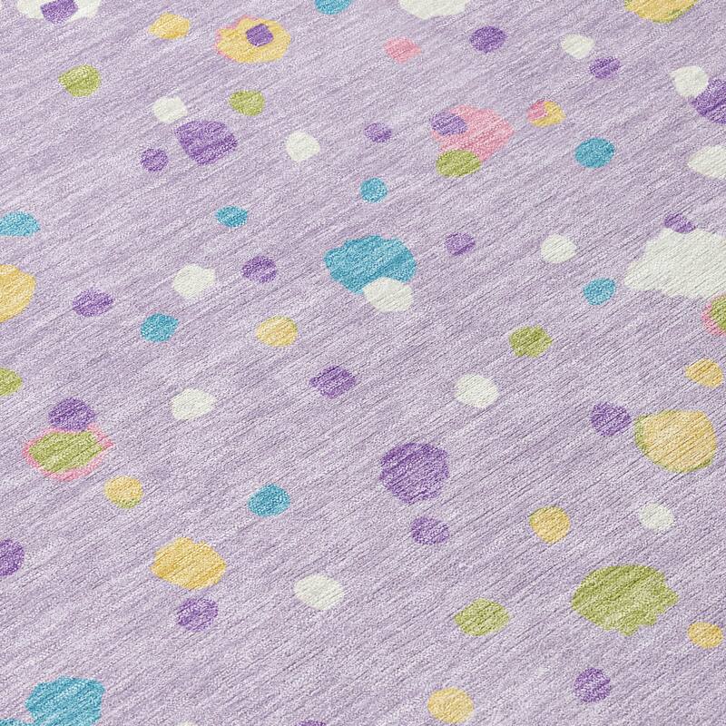 Machine Washable Indoor/ Outdoor Contemporary Sheinelle Chantille Rug