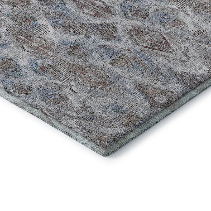Premium Washable Super Soft Abstract Diamonds Mayfield Rug