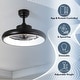 preview thumbnail 17 of 19, JONATHAN Y Loren 20" Modern 6-Speed Metal Dimmable Smart LED Ceiling Fan, App & Remote - 11.5 Inches