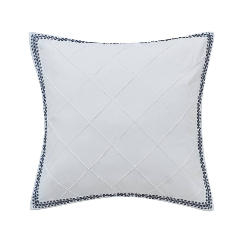 Pintuck Eyelet 3 Piece Comforter Set