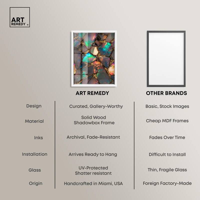 Stonic Rainbow Shadowbox by Art Remedy