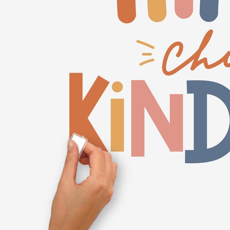 RoomMates Choose Kindness Rainbow Multicolor Wall Quote Decals