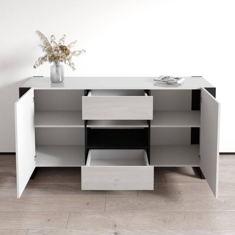 Woody Modern 64.5-inch Sideboard Buffet