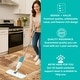 preview thumbnail 3 of 12, True & Tidy Spray Mop with 360-Degree Swivel Mop Head, Removable Water Tank, and 1 Microfiber Mop Pad, White