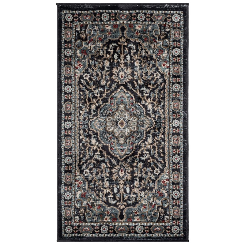 SAFAVIEH Lyndhurst Jill Traditional Oriental Rug - 2'3" x 4' - Anthracite/Teal