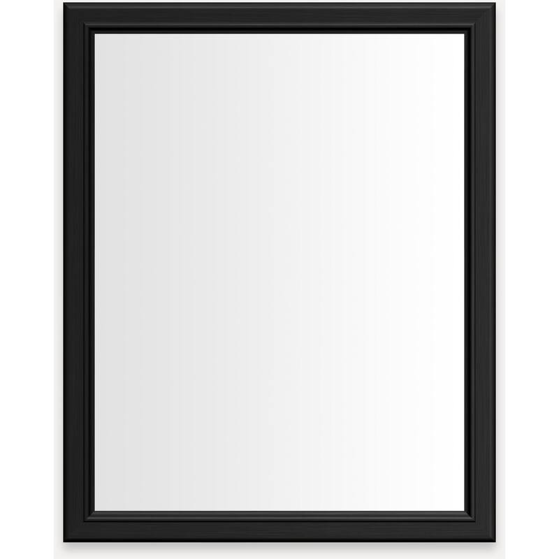 Robern D2C2430D4BMTM Main Line 23-1/4" x 30" Framed Single Door - Brushed Black - Anthracite Finish