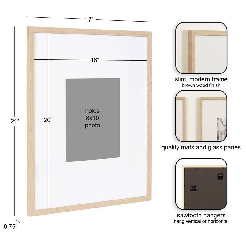 Kate and Laurel Gallery Photo Frame Set