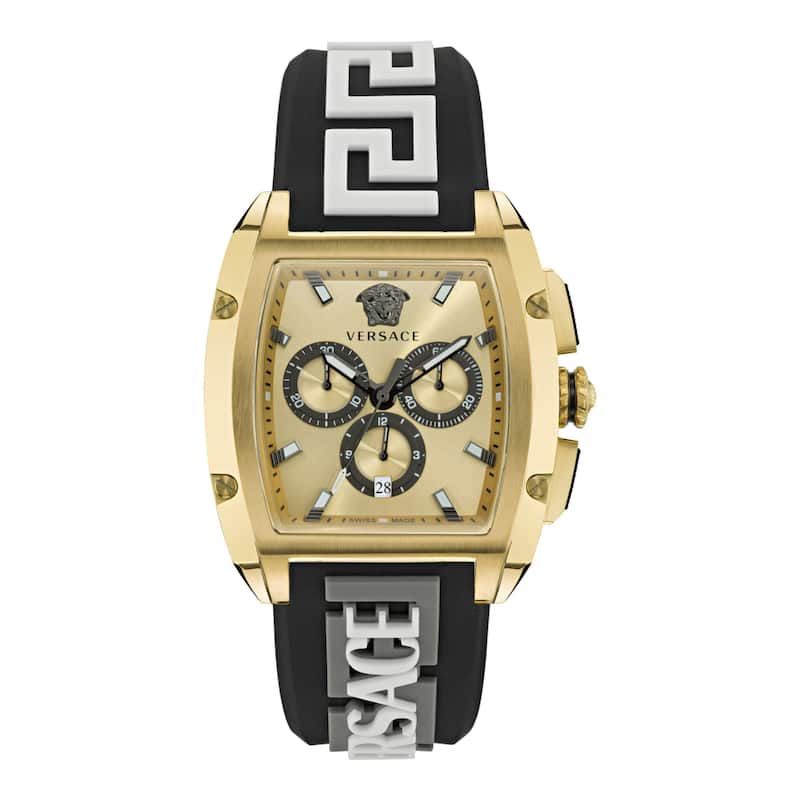 Versace Dominus Chronograph Watch - Gold
