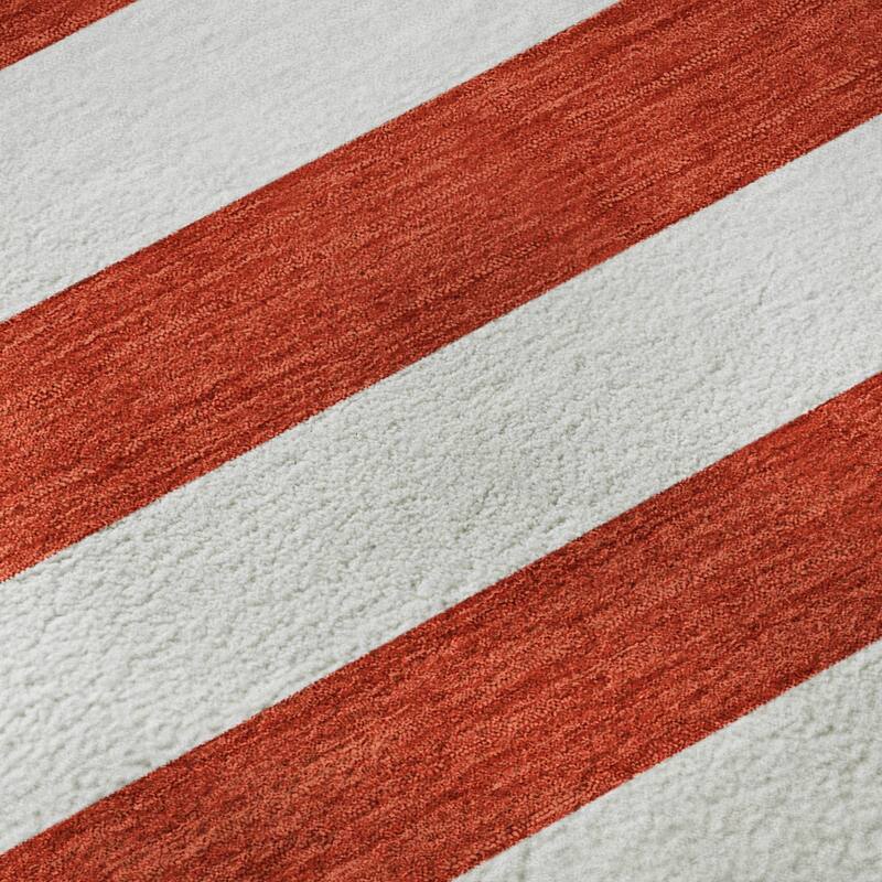 Premium Washable Super Soft Cabana Stripe Mayfield Rug