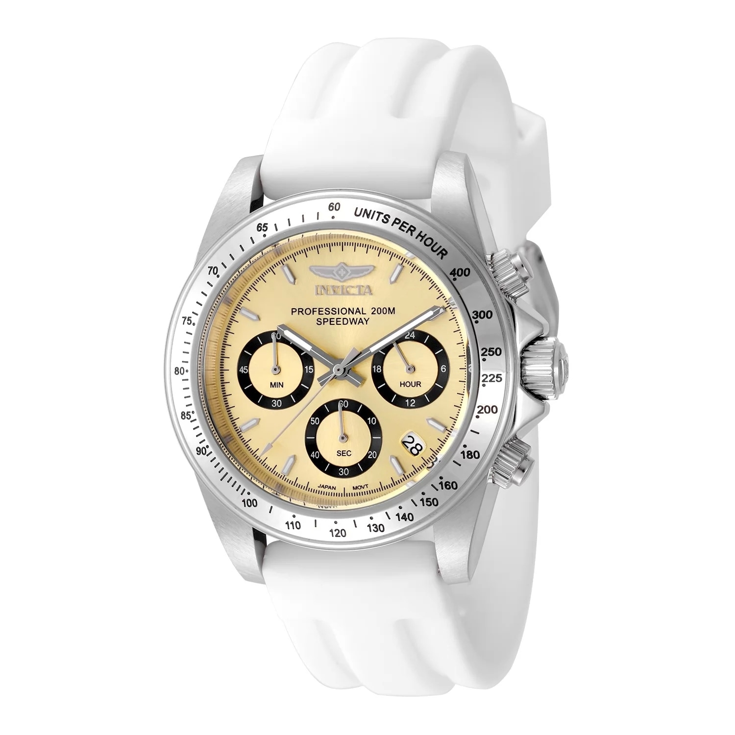 Invicta Men's 50487 Speedway Quartz VD53 Gold Dial Watch