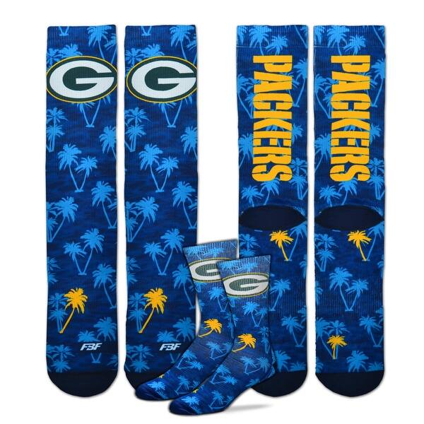Shop Green Bay Packers Bananas Socks Overstock 18681230