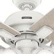 preview thumbnail 10 of 11, Hunter 44" Crystal Peak Ceiling Fan with LED Light Kit and Pull Chain, Casual, Transitional