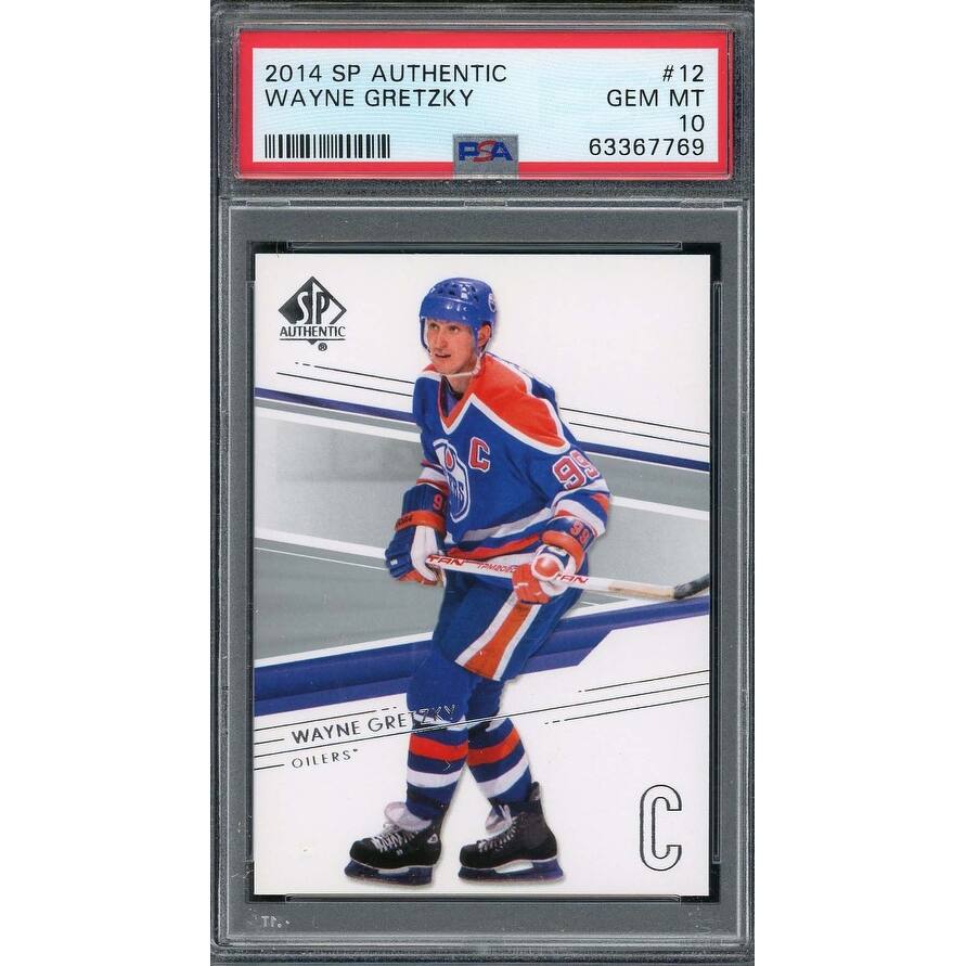 Wayne Gretzky 2014 Upper Deck SP Authentic Hockey Card #12 Graded PSA 10 - 8'6" x 11'6"