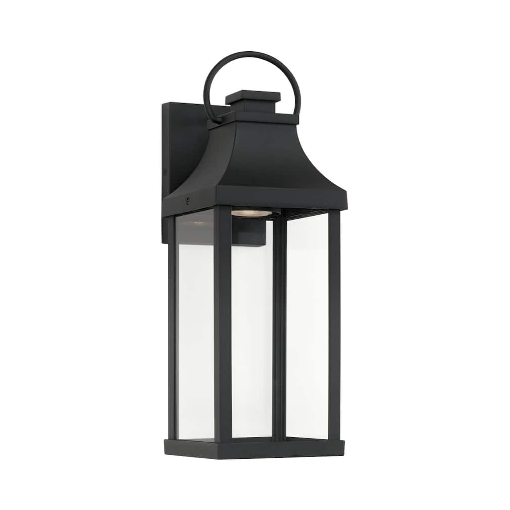 Bradford Outdoor 1-light Small LED Wall Lantern w/ Clear Glass