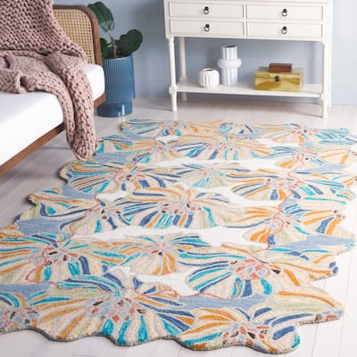 SAFAVIEH Handmade Jardin Matinoula Floral Wool Rug