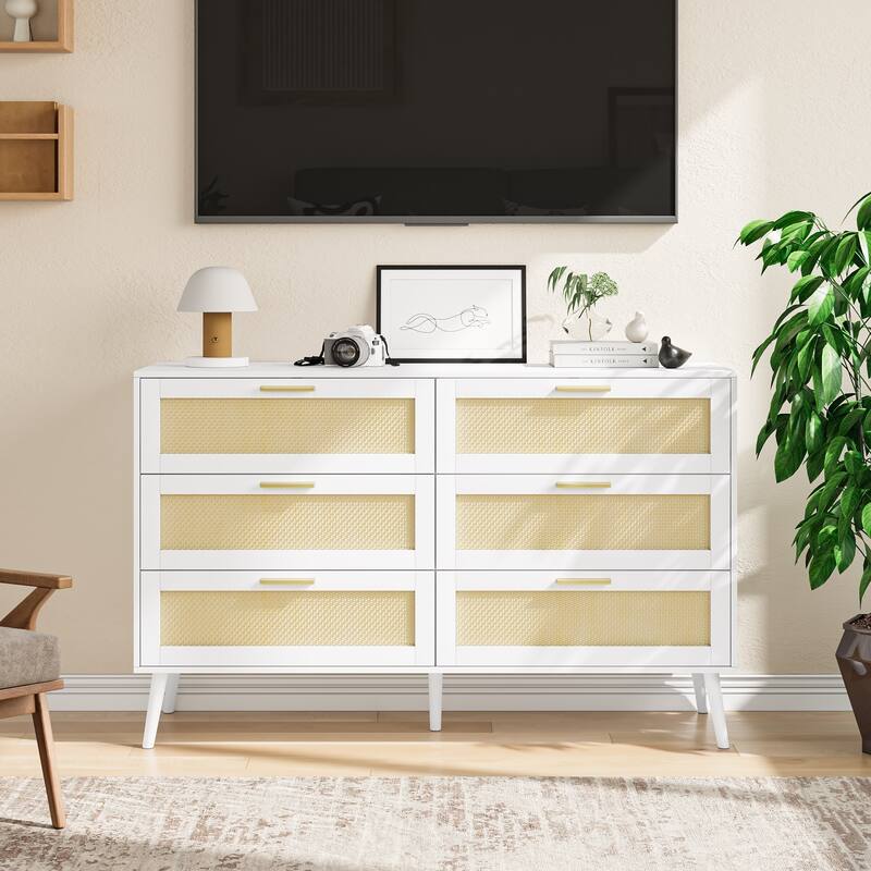 6 drawer 13.38 in. Wide Dresser