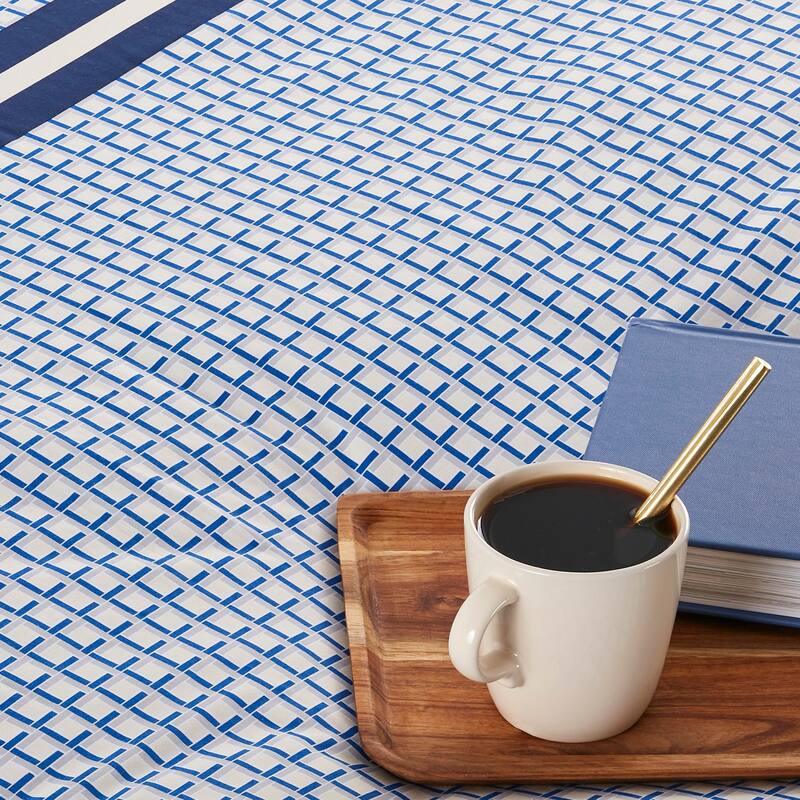 Lacoste Micro Logo 3-Piece Cotton Comforter Set