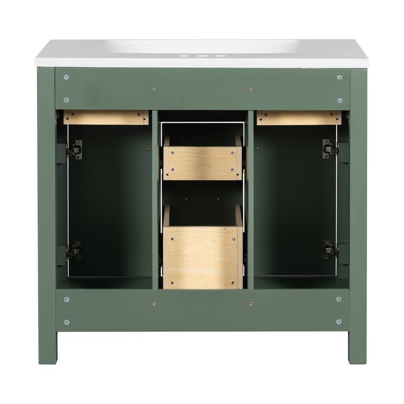 36" Bathroon Storage Cabinet Vanity
