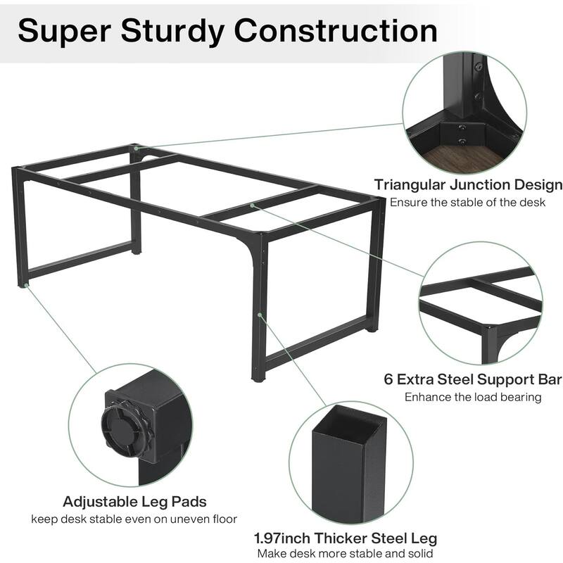 59" Reversible L-Shaped Office Desk with Monitor Riser and Side Shelves Brown Home Computer Table