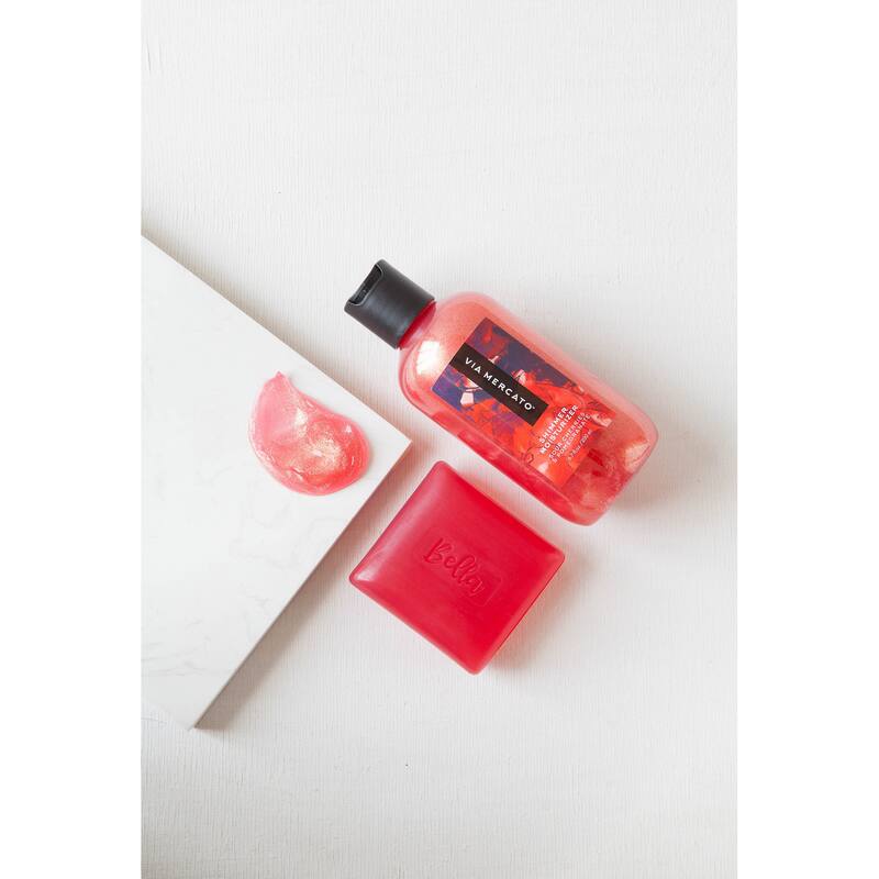 Via Mercato-Bella-100G Glycerin Soap-Sour Cherries & Pomegranate
