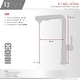 preview thumbnail 32 of 55, STYLISH Kitchen Sink Faucet Single Handle Pull Down Dual Mode in Stainless Steel