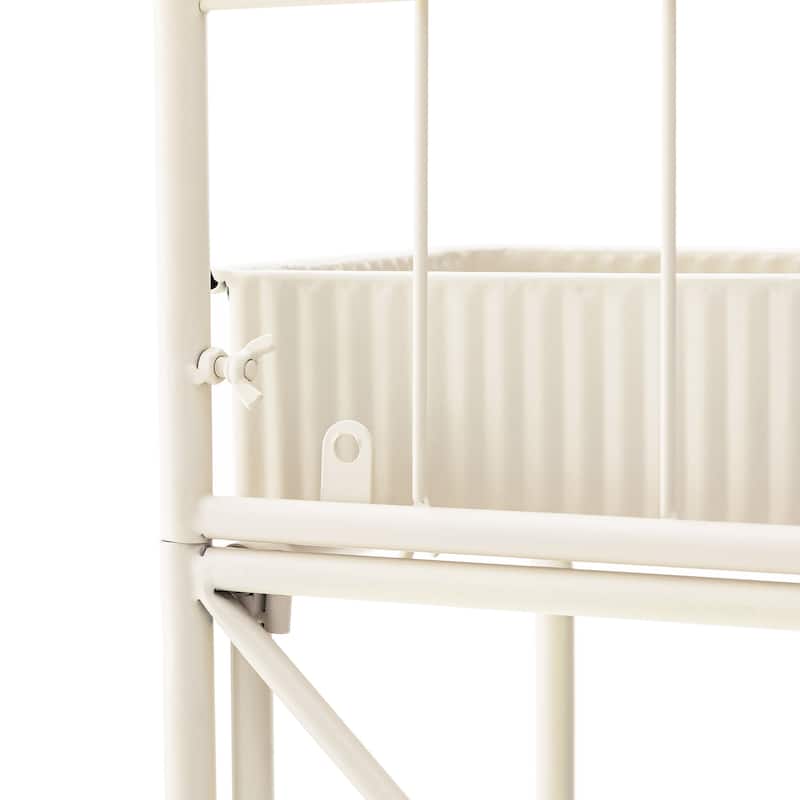 Glitzhome 68"H 3-tier Metal Plant Stands Planters Garden Flower Pot Storage Shelf Bakers Rack