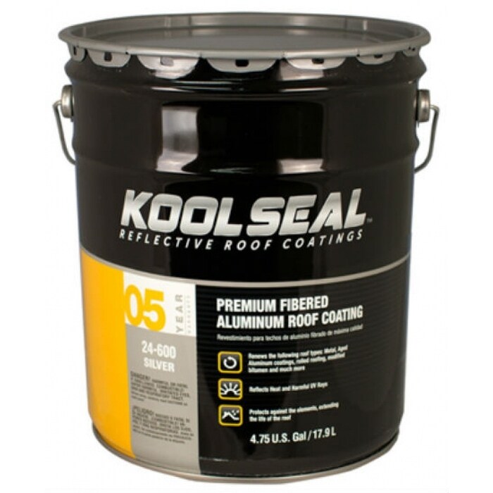 Shop Kool Seal Ks0024600 20 Premium Fibered Aluminum Roof Coating 5 Gallon On Sale Overstock 25404631