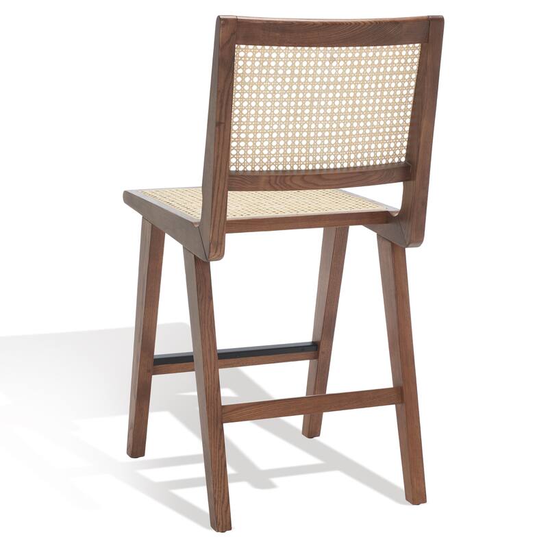 SAFAVIEH Couture Melike French Cane 23-inch Counter Stool - 18 In. W x 23 In. D x 39 In. H - 18Wx23Dx39H