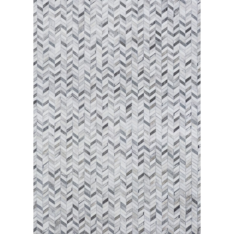 Dream Decor Rugs Steppe Seine Ivory Chevron Non Skid Area Rug