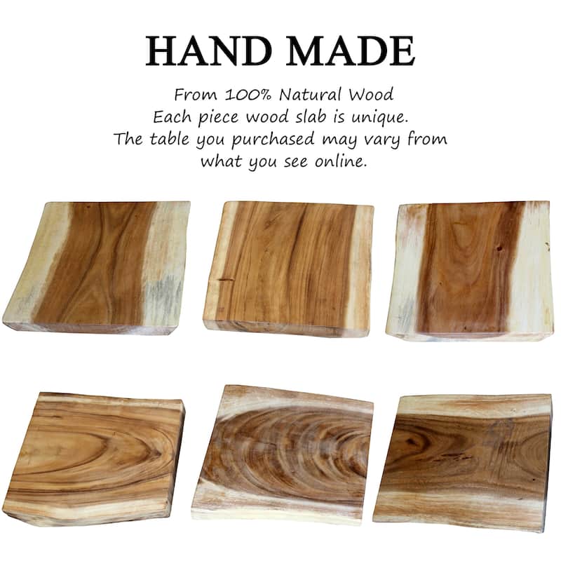Natural Wood Live Edge Slab for DIY Tabletop or Home Decor