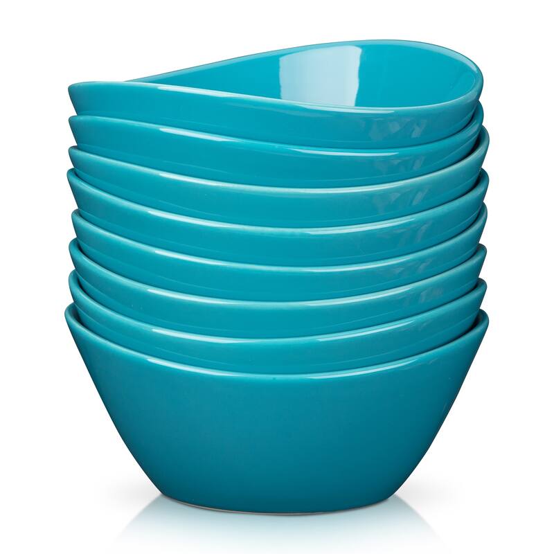 42 Ounce Porcelain Bowls Set of 4 Pack Premium White Ceramic Bowls for Cereal, Soup, Salad, Pasta