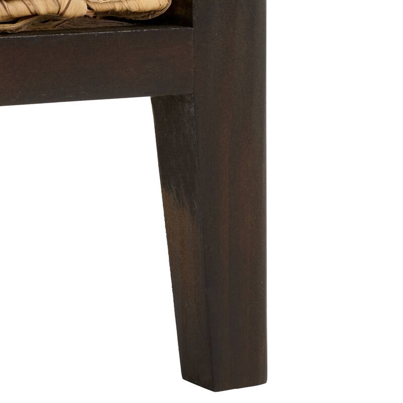 SAFAVIEH Hermine Distressed Black 4-Drawer Storage Side Table - 15" x 11.8" x 35.8" - 15"W x 12"D x 36"H