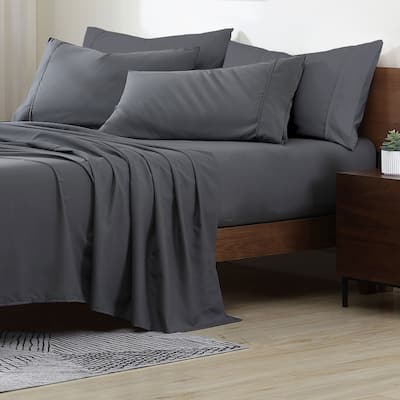 Swift Home Premium Ultra Soft Microfiber 6-Piece Sheet Set with Extra Pillowcases