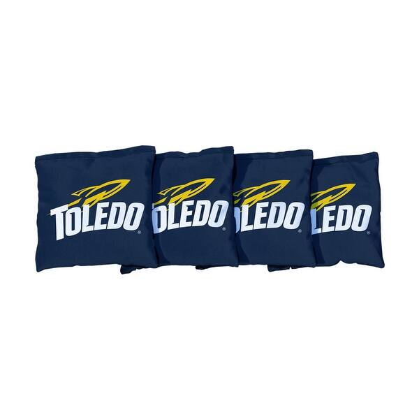 slide 2 of 3, Toledo University Rockets Blue Cornhole Bags All-Weather Resin Filled