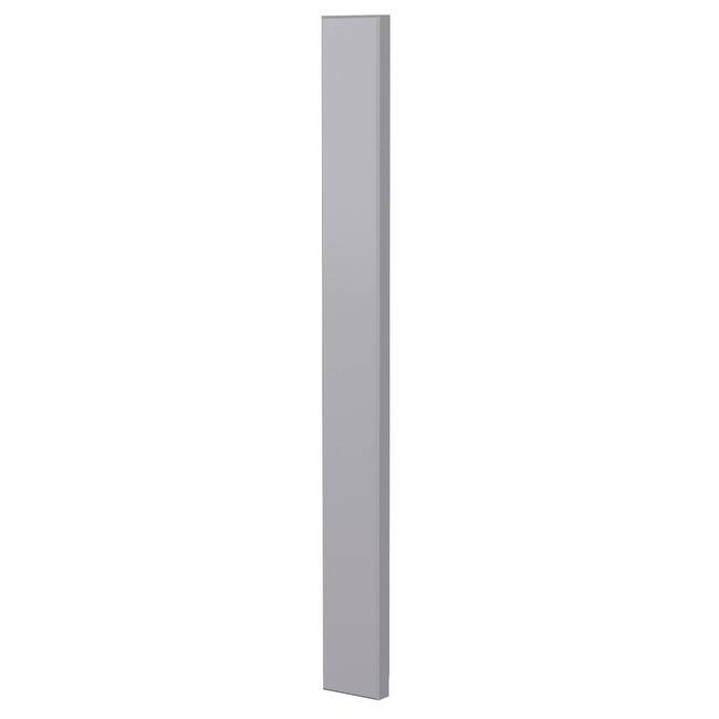 Sunny Wood Grayson 3" Wide x 30" High Profiled Cabinet Filler - Dove Gray