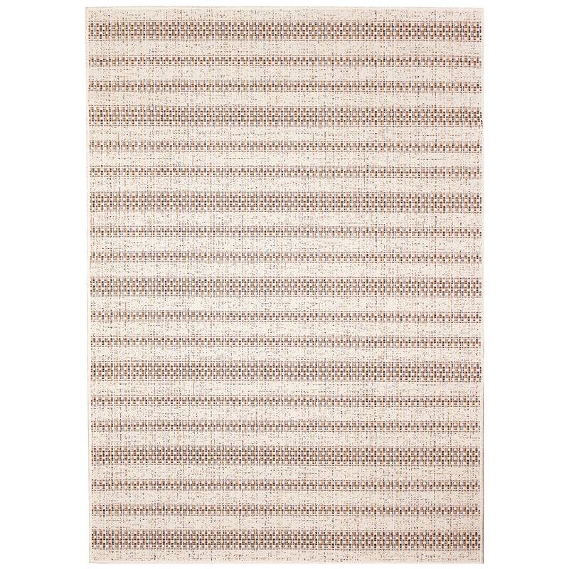 Liora Manne Avena Mosaic Stripe Indoor/Outdoor Rug