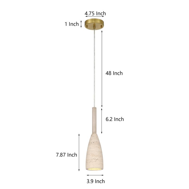 Acroma Mid-century Modern Pendant Light Kitchen Island Lighting Dining Room - 1-light