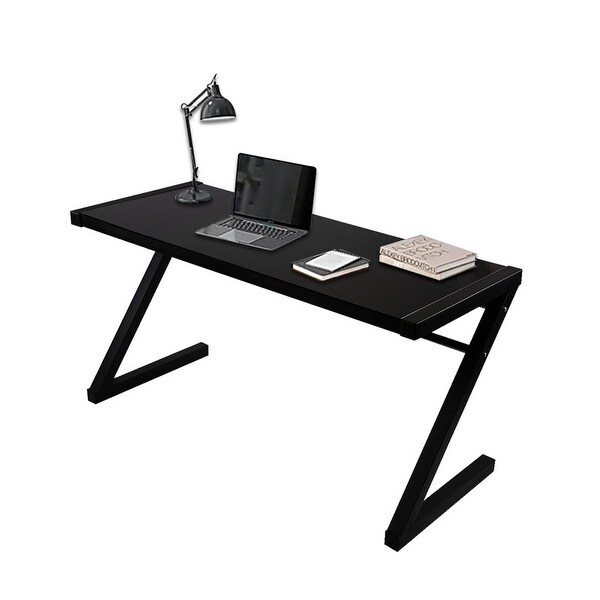Professional Z-Leg Tempered Glass Gaming and Study Desk with Professional Z-Leg Tempered Glass Gaming and Study Desk with