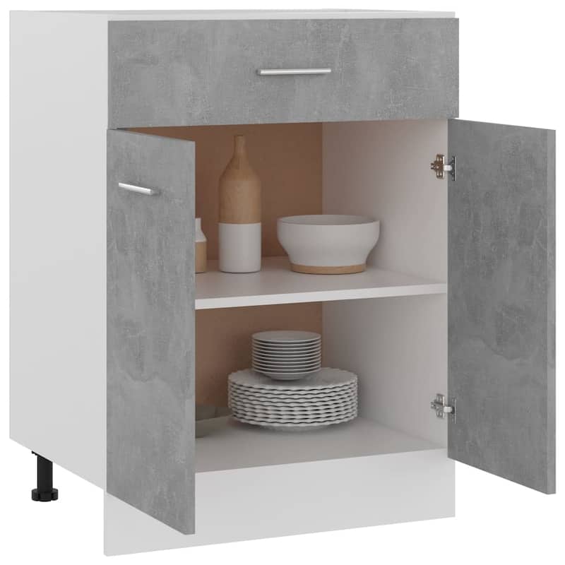 vidaXL Kitchen Cabinet Storage Cupboard Under Sink Organizer Engineered Wood
